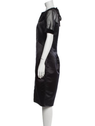 D&G Crew Neck Midi Length Dress