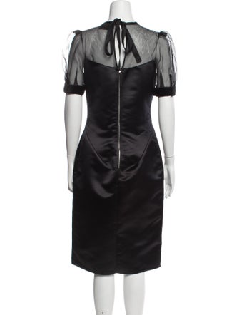 D&G Crew Neck Midi Length Dress