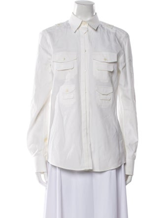 Dolce & Gabbana Long Sleeve Button-Up Top