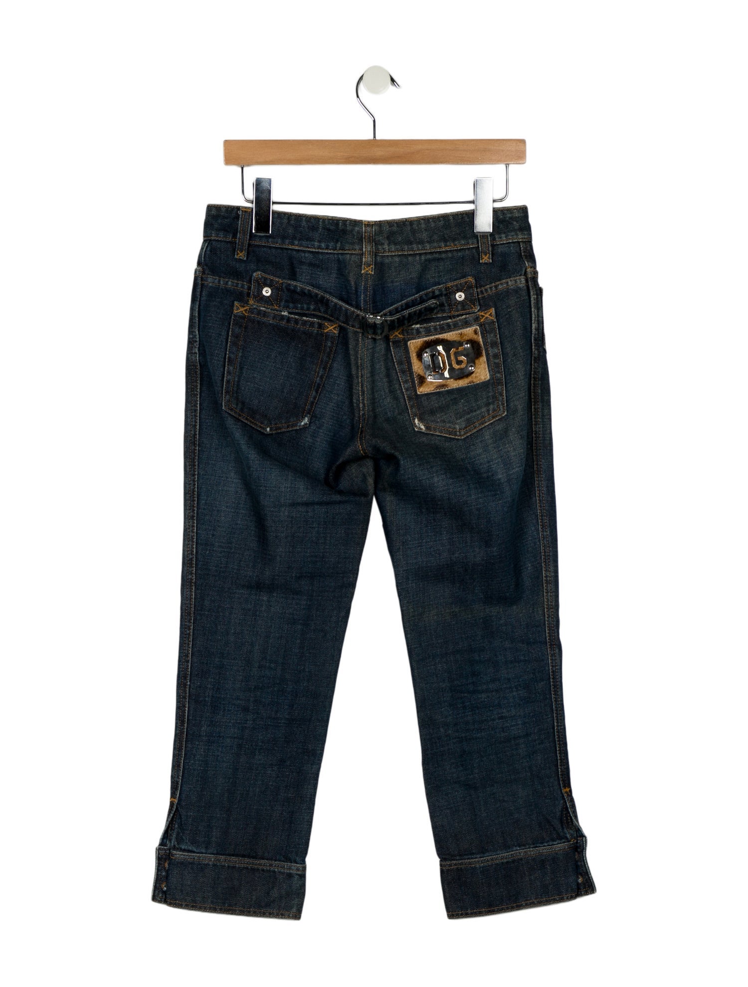 Dolce & Gabbana Mid-Rise Straight Leg Jeans