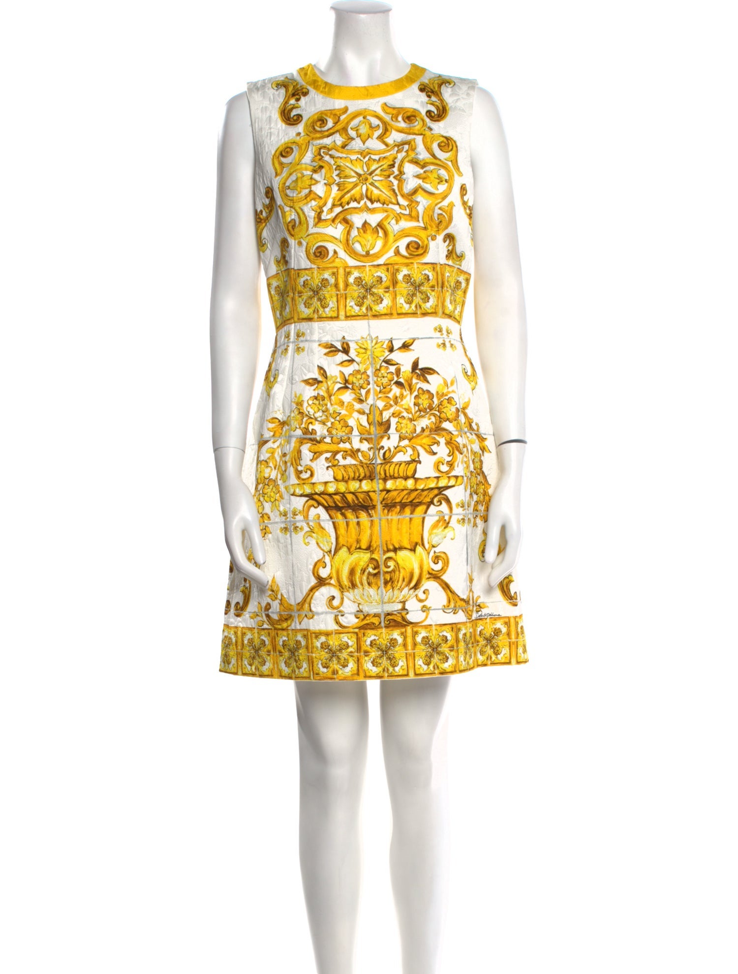 Dolce & Gabbana Printed Mini Dress w/ Tags