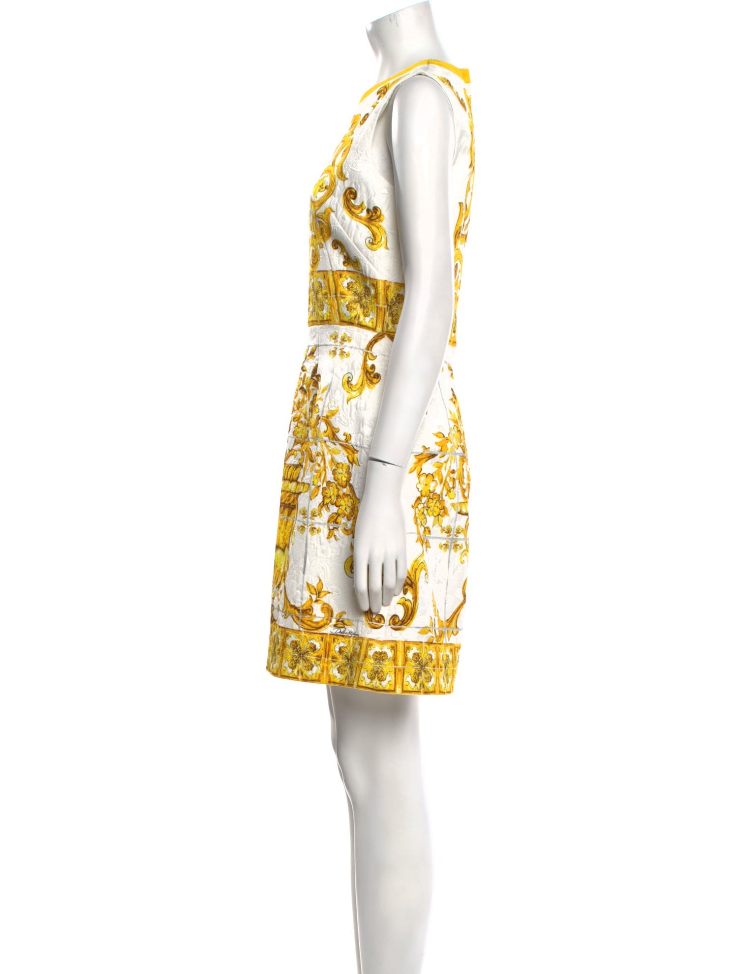 Dolce & Gabbana Printed Mini Dress w/ Tags