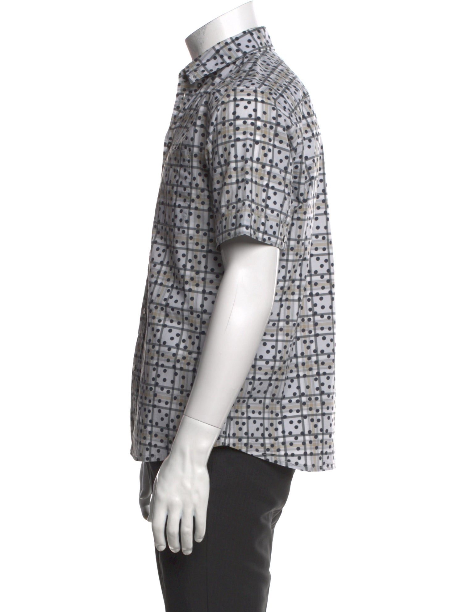 Dolce & Gabbana Plaid Print Short Sleeve Shirt