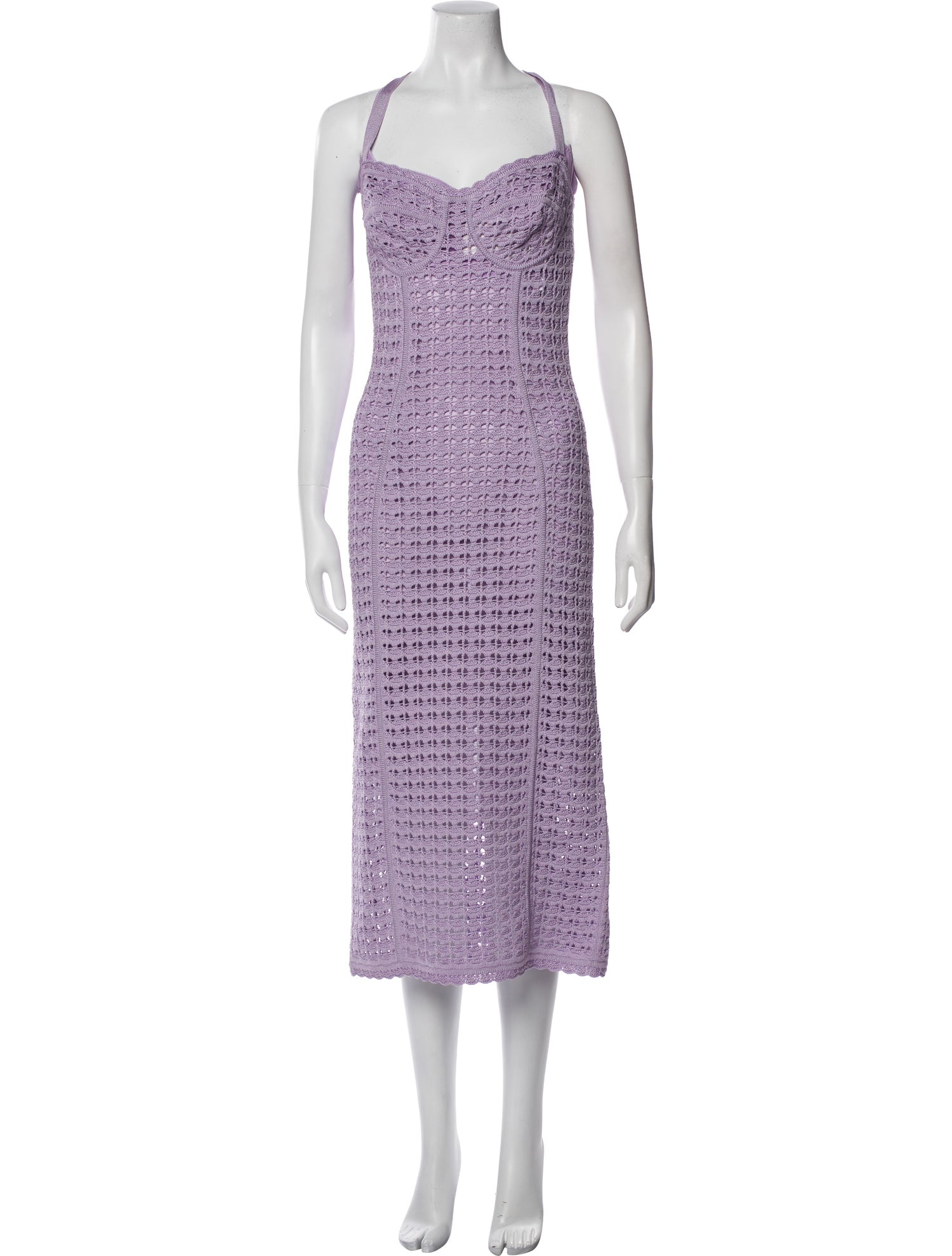 Dolce & Gabbana Square Neckline Long Dress