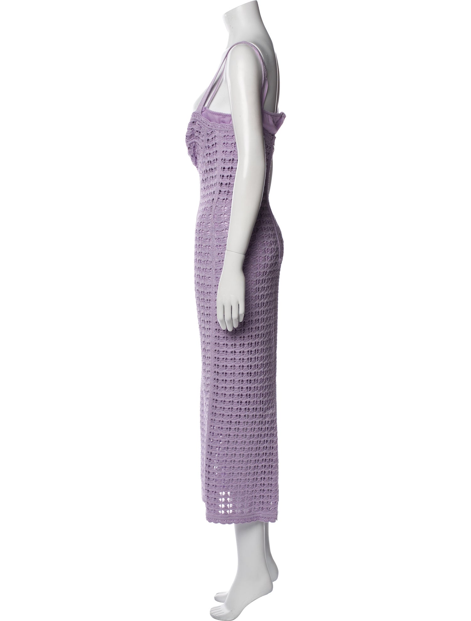 Dolce & Gabbana Square Neckline Long Dress