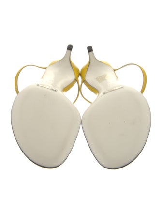 Dolce & Gabbana Patent Leather Beaded Accents T-Strap Sandals