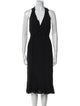D&G V-Neck Midi Length Dress
