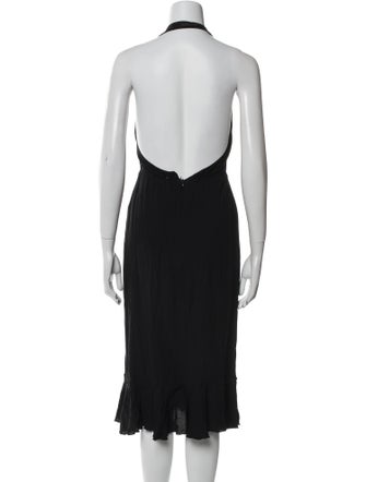 D&G V-Neck Midi Length Dress