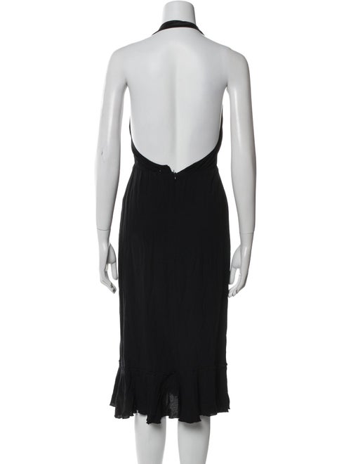 D&G V-Neck Midi Length Dress