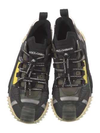 Dolce & Gabbana Nylon Camouflage Print Sneakers