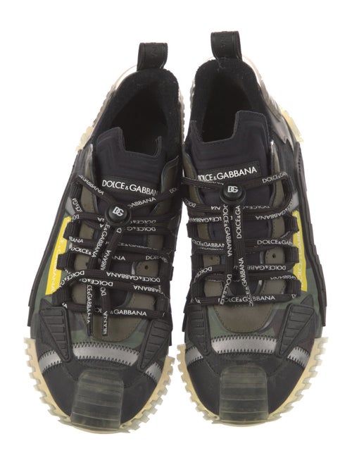 Dolce & Gabbana Nylon Camouflage Print Sneakers