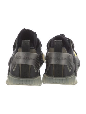 Dolce & Gabbana Nylon Camouflage Print Sneakers