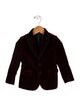 Dolce & Gabbana toddler boys' burgundy and black blazer