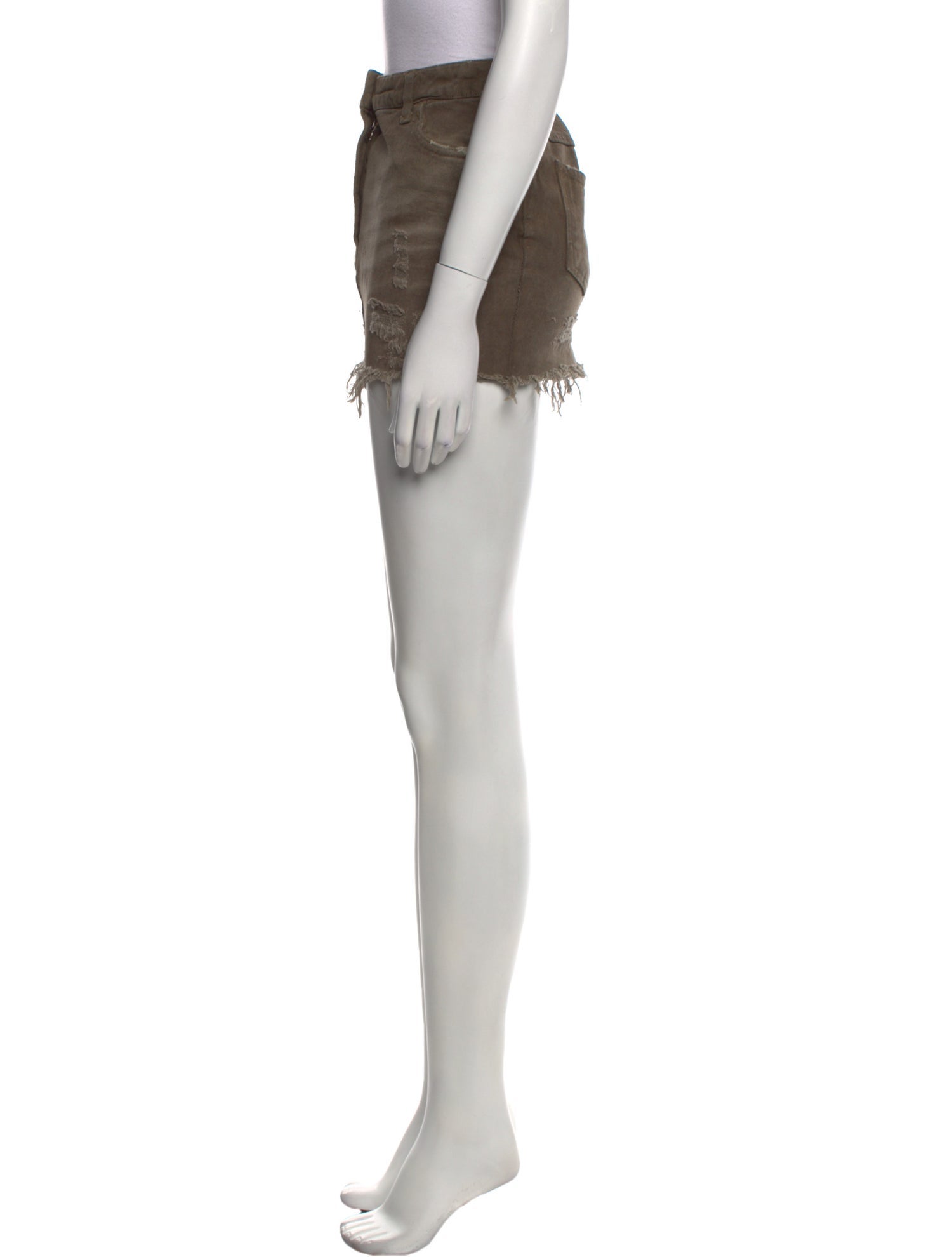 Dolce & Gabbana Distressed Accents Mini Skirt