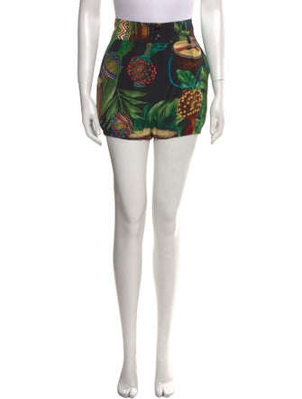 Dolce & Gabbana Silk Mini Shorts