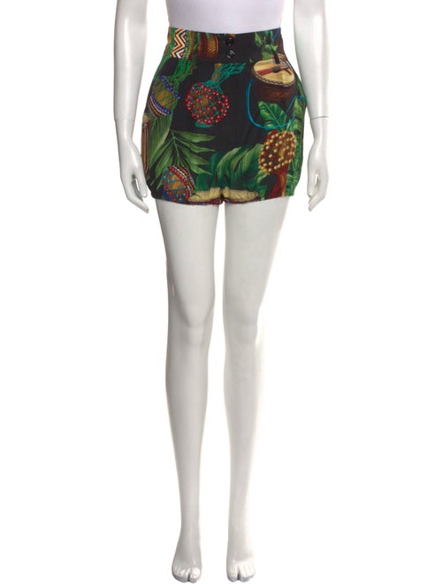 Dolce & Gabbana Silk Mini Shorts