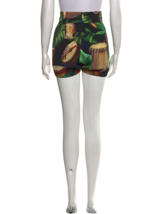Dolce & Gabbana Silk Mini Shorts