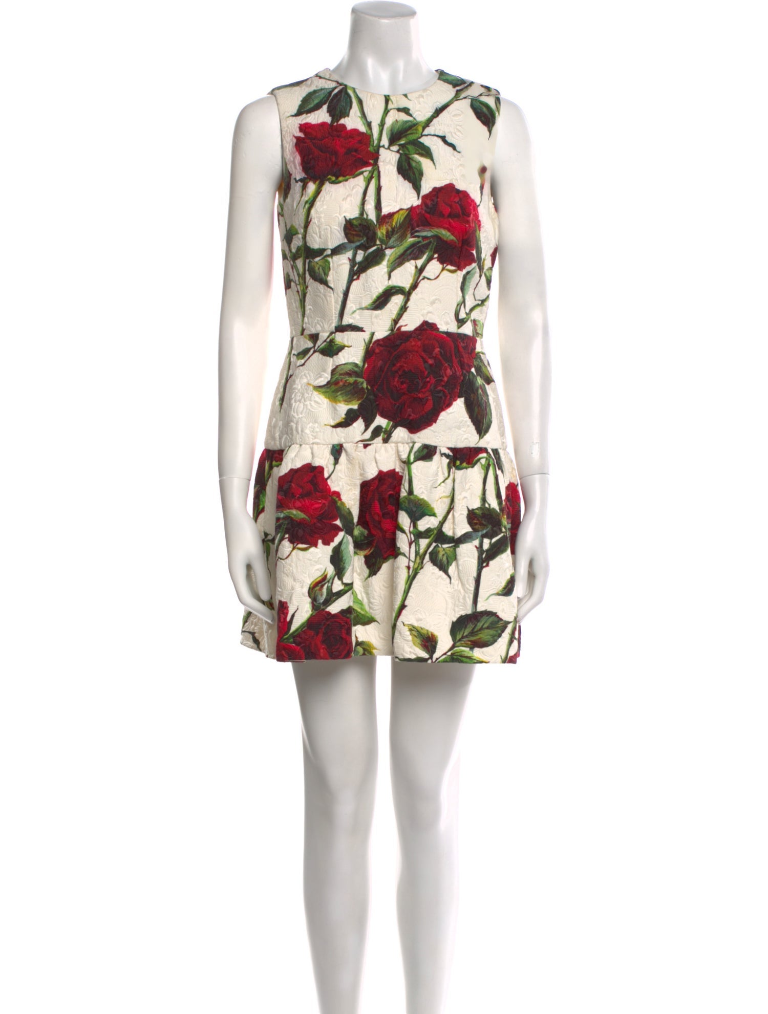 Dolce & Gabbana Floral Print Mini Dress