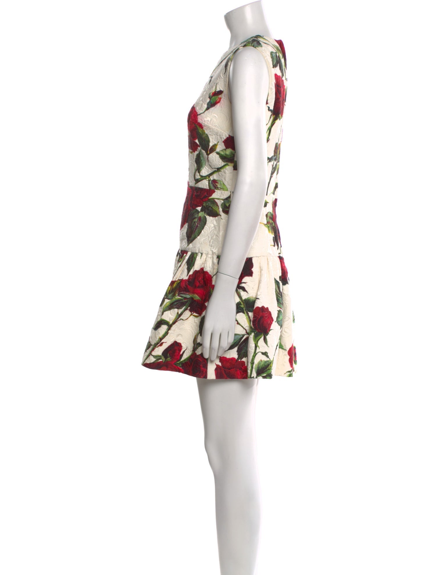 Dolce & Gabbana Floral Print Mini Dress