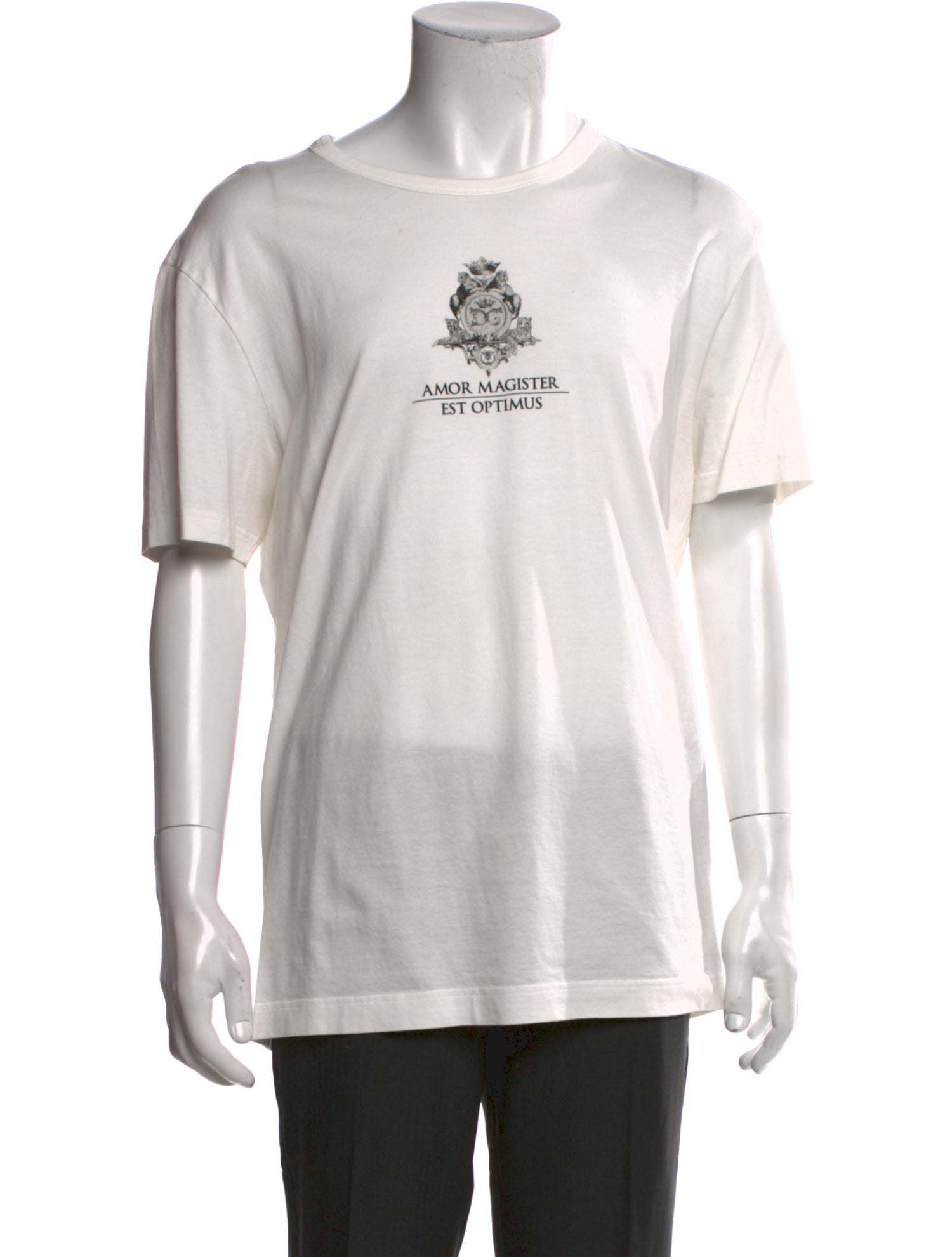 Dolce & Gabbana Graphic Print Crew Neck T-Shirt