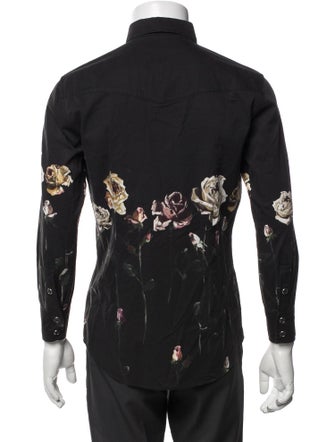 Dolce & Gabbana Floral Print Long Sleeve Shirt