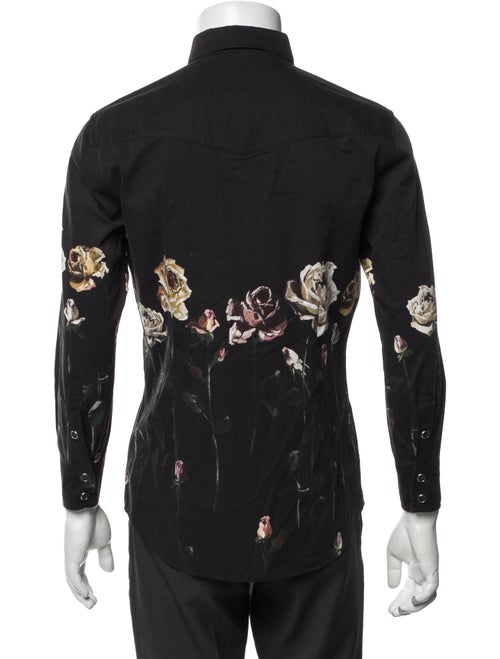 Dolce & Gabbana Floral Print Long Sleeve Shirt
