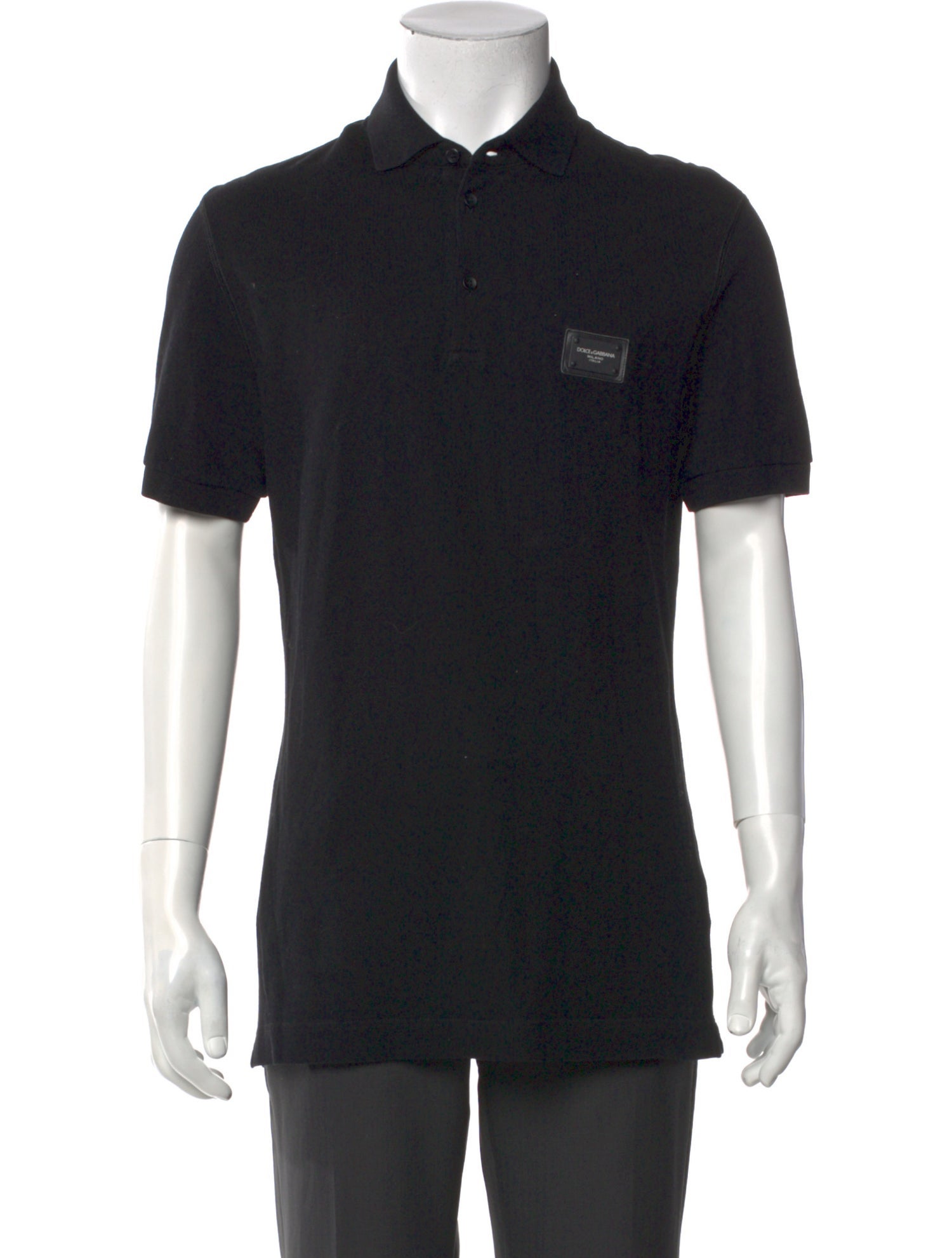 Dolce & Gabbana Crew Neck Short Sleeve Polo Shirt