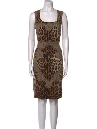 Dolce & Gabbana Silk Knee-Length Dress