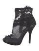 Dolce & Gabbana Lace Lace Pattern Boots