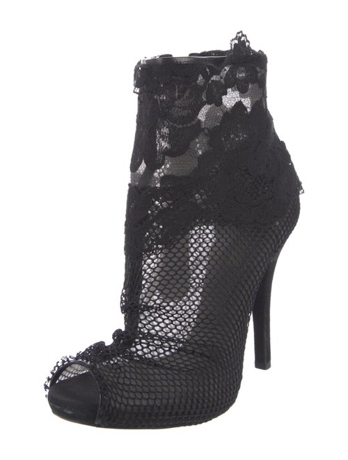 Dolce & Gabbana Lace Lace Pattern Boots