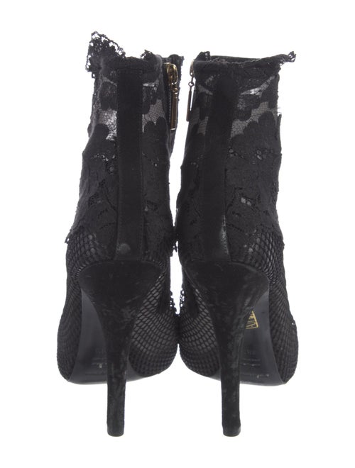 Dolce & Gabbana Lace Lace Pattern Boots