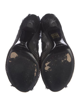 Dolce & Gabbana Lace Lace Pattern Boots