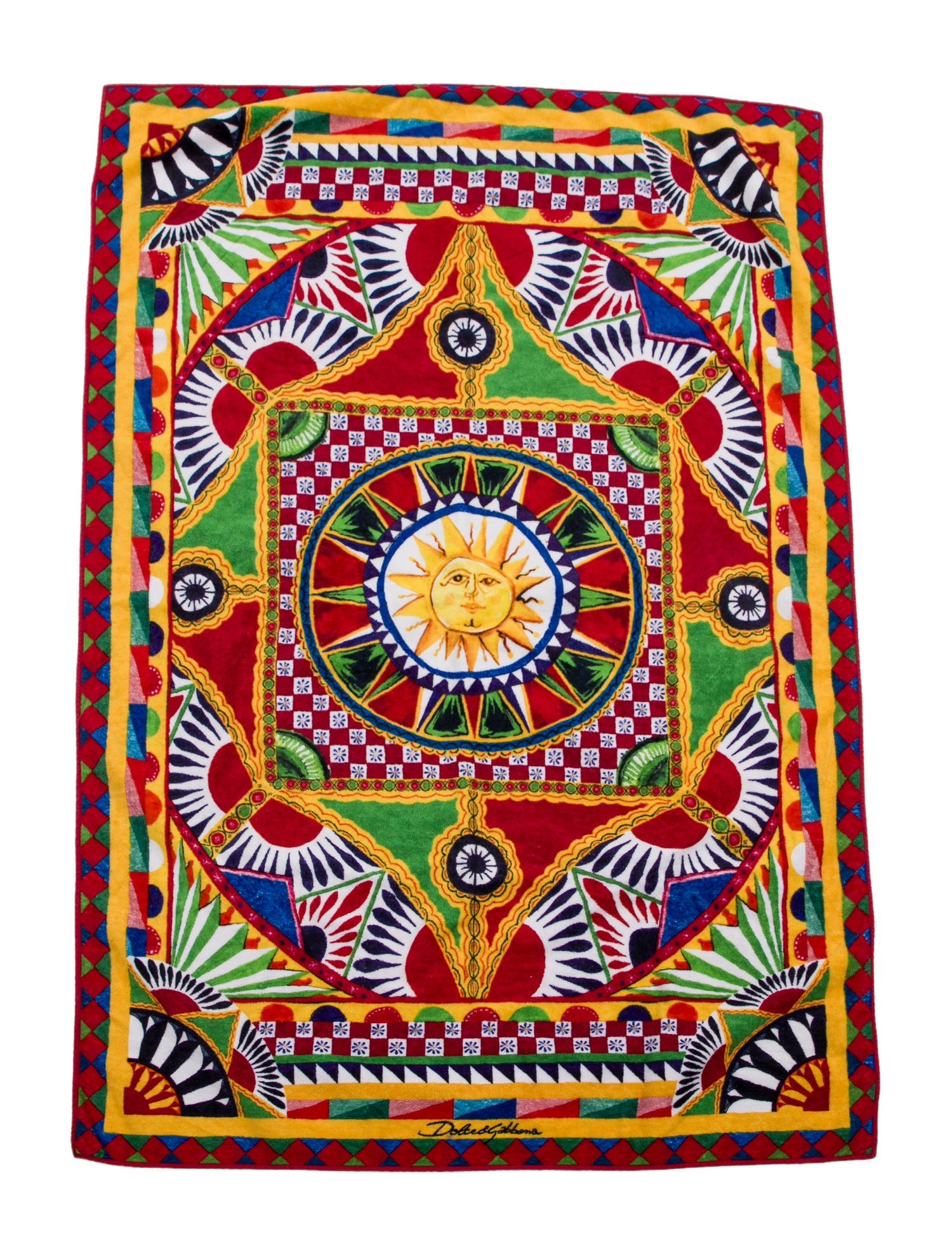 Dolce & Gabbana Printed Beach Towel