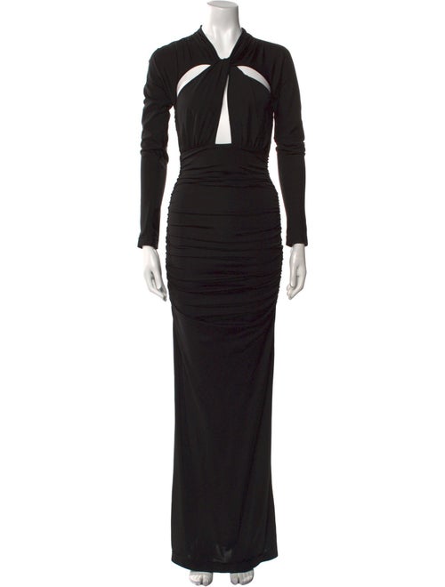 Dolce & Gabbana V-Neck Long Dress