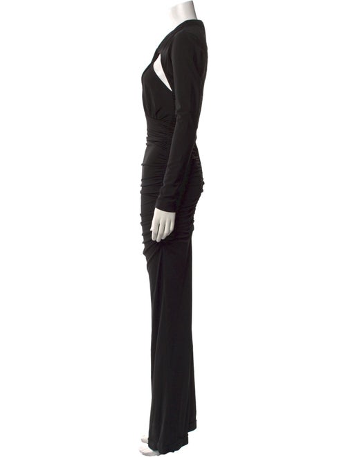 Dolce & Gabbana V-Neck Long Dress