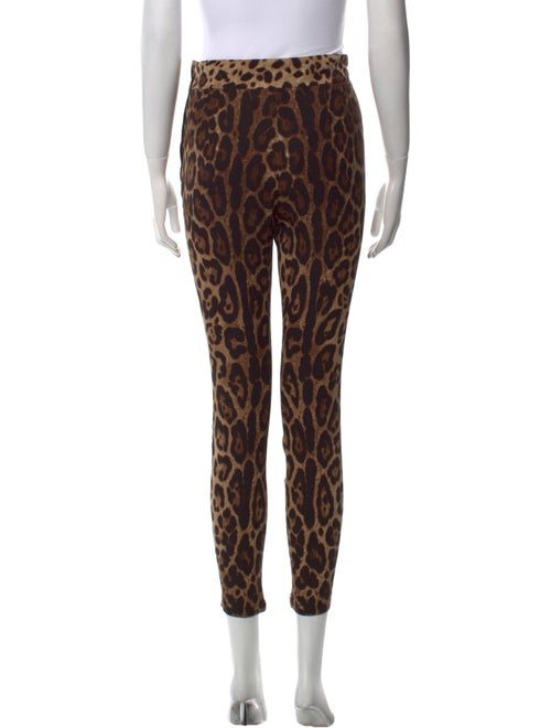 Dolce & Gabbana Silk Skinny Leg Pants