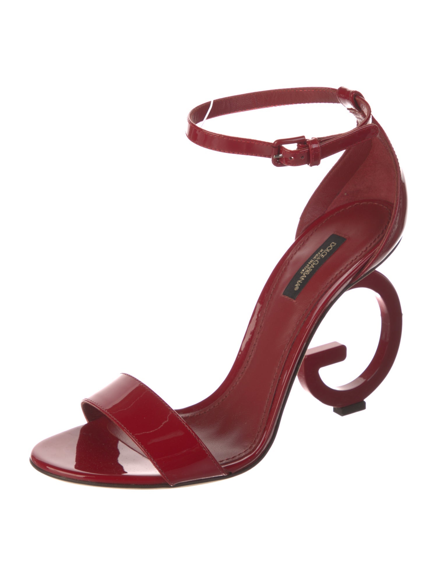 Dolce & Gabbana Patent Leather Sandals