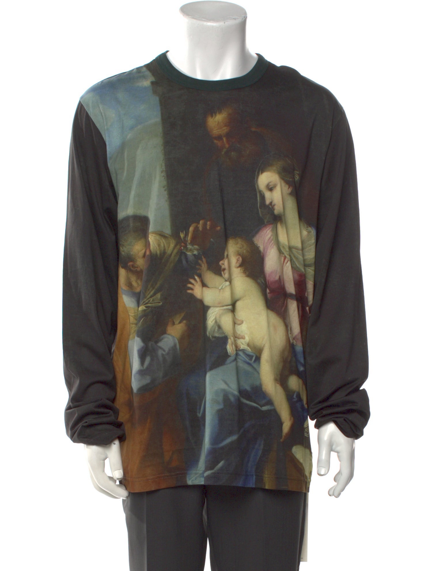 Dolce & Gabbana Floral Print Crew Neck T-Shirt