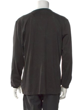 Dolce & Gabbana Printed Crew Neck Henley