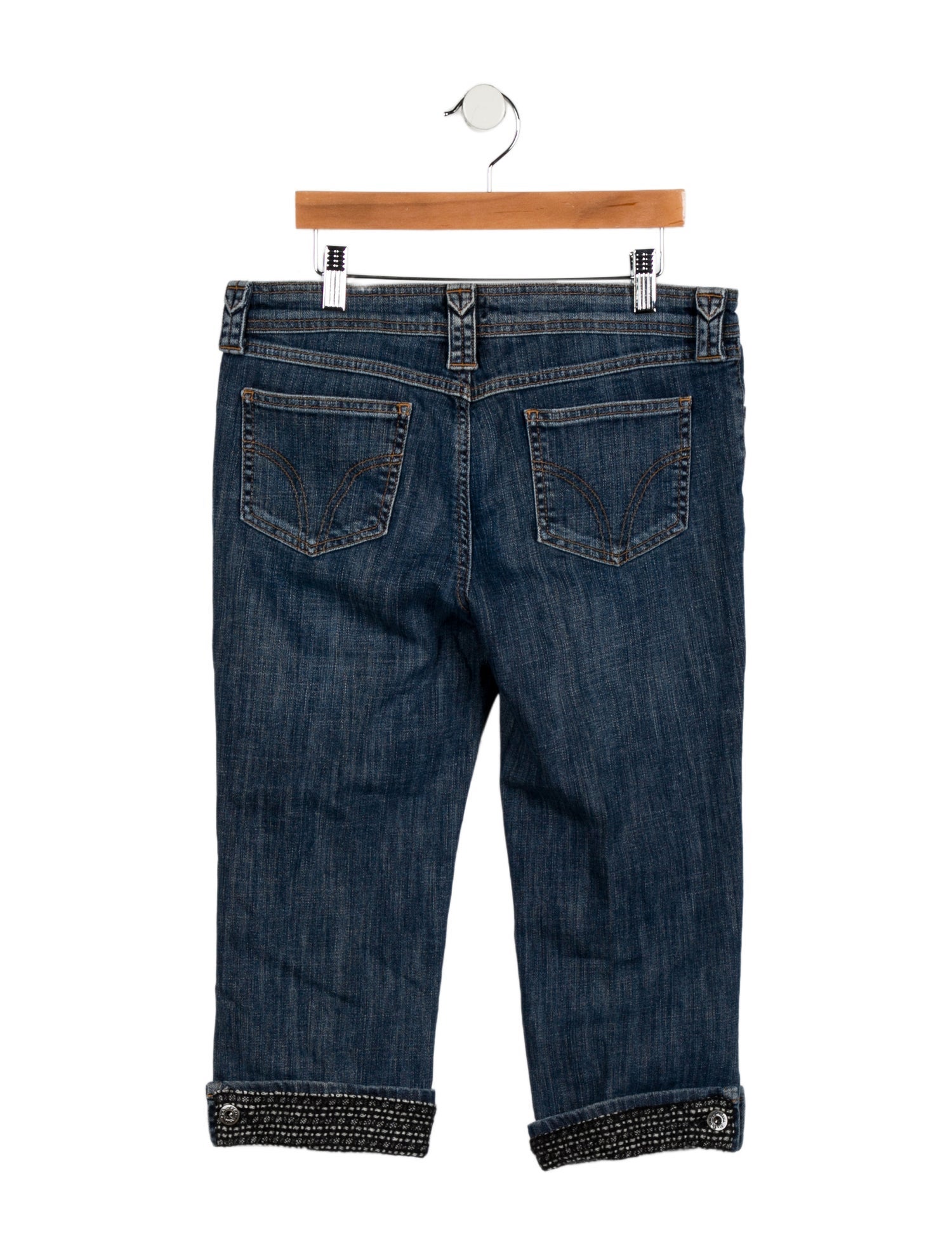 D&G Low-Rise Straight Leg Jeans