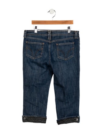 D&G Low-Rise Straight Leg Jeans