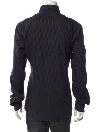 Dolce & Gabbana Polka Dot Print Long Sleeve Shirt