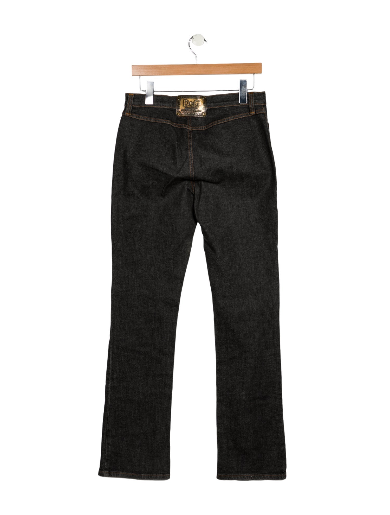 D&G Mid-Rise Straight Leg Jeans