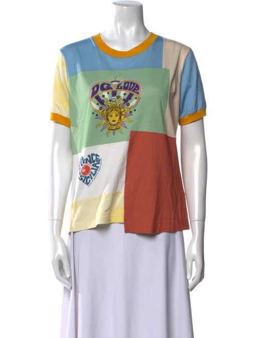 Dolce & Gabbana Graphic Print Crew Neck T-Shirt
