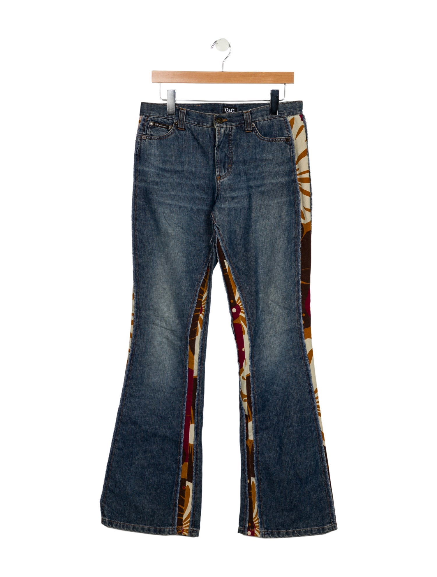 D&G Mid-Rise Wide Leg Jeans