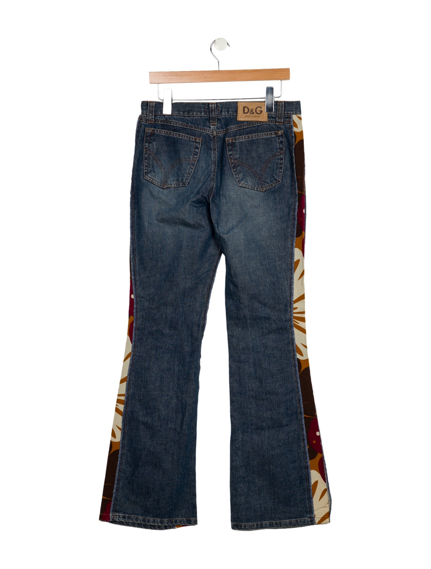 D&G Mid-Rise Wide Leg Jeans