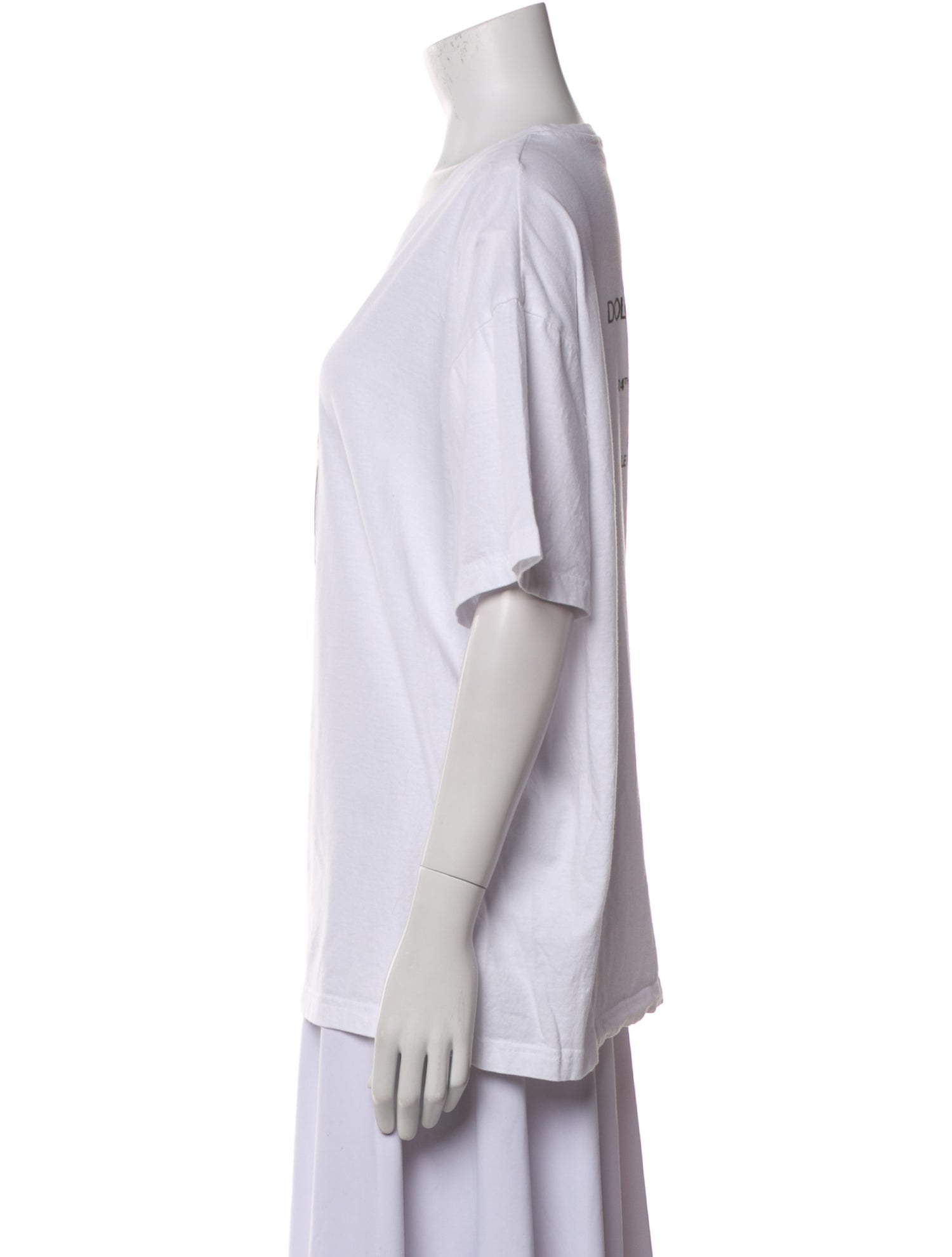 Dolce & Gabbana Graphic Print Crew Neck T-Shirt