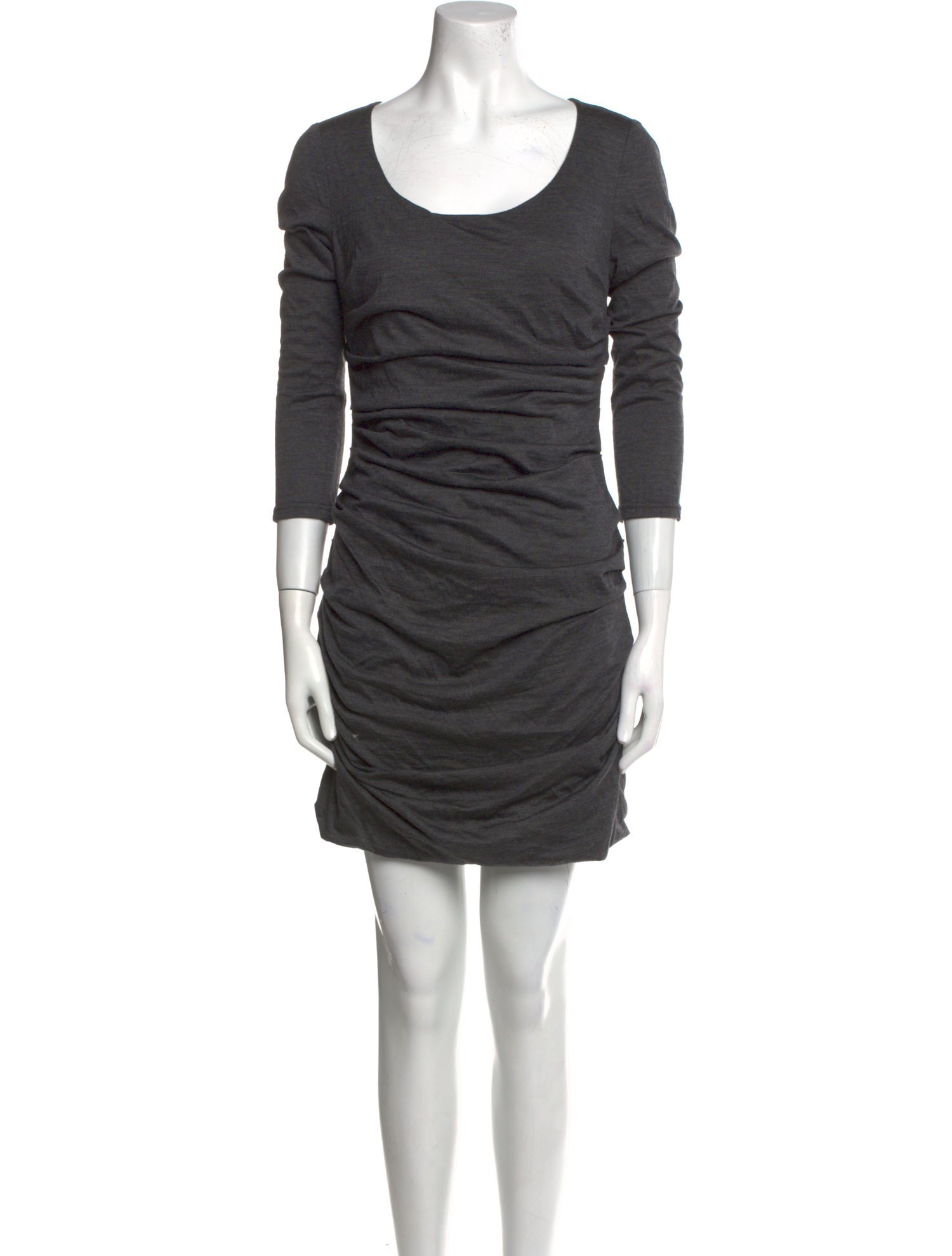 Dolce & Gabbana Virgin Wool Mini Dress