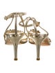 Dolce & Gabbana Leather Chain-Link Accents Sandals