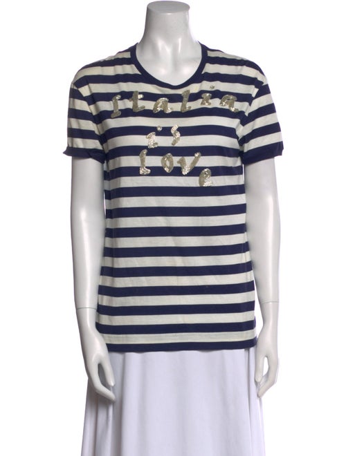 Dolce & Gabbana Striped Crew Neck T-Shirt